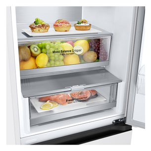 LG, NoFrost, 344 L, 186 cm, baltas - Šaldytuvas Prekė - GBV5140DSW.ASWQEUR
