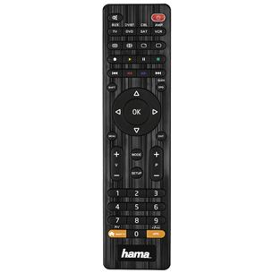 Hama 8 in 1, juodas - Universalus nuotolinio valdymo pultelis Prekė - 00221054 00221054