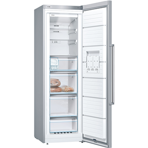 Bosch Series 6, NoFrost, 242 л, высота 186 см, нерж. сталь - Морозильник Товар - GSN36BIEP