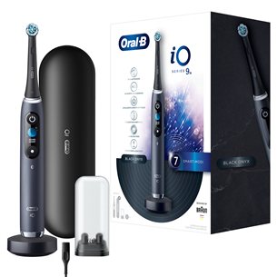 Braun Oral-B iO 9 Black Onyx - Elektrinis dantų šepetėlis Prekė - IO9BLACKONYX