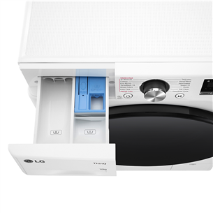 LG, 10 kg, depth 56,5 cm, 1400 rpm - Front load washing machine Item - F4WR710S2W.ABWQWMR