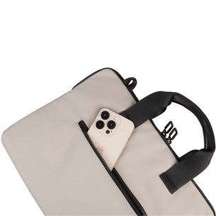 Tucano Gommo Slim Brief, 14'', pilkas - Nešiojamo kompiuterio krepšys Prekė - BSGOM1314-G