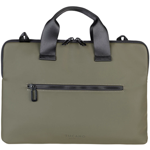 Tucano Gommo Slim Brief, 14'', žalias - Nešiojamo kompiuterio krepšys Prekė - BSGOM1314-VM