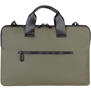 Tucano Gommo Slim Brief, 16'', žalias - Nešiojamo kompiuterio krepšys Prekė - BSGOM1516-VM