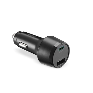 Hama Car Fast Charger, USB-C, USB-A, 32 W, juodas - Automobilinis įkroviklis Prekė - 00086406