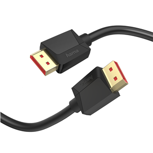 Hama DisplayPort Cable, DP 1.4, paauksuotas, UHD 8K, 3 m - Laidas Prekė - 00200709