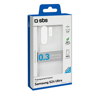 SBS Skinny cover, Galaxy S24 Ultra, прозрачный - Чехол Товар - TESKINSAS24UT