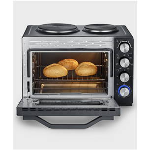 Severin, 30 L, 2500 W, black - Mini oven with two hotplates Item - TO2074