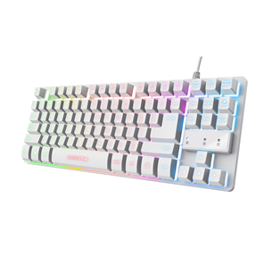 Trust GXT 833 Thado TKL, US, white - Keyboard Item - 24737