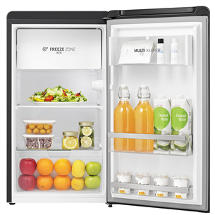 Hisense, 82 L, aukštis 87 cm, juodas - Šaldytuvas Prekė - RR106D4CBE