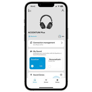 Sennheiser ACCENTUM Plus Wireless, шумоподавление, белый - Полноразмерные беспроводные наушники Товар - 700177