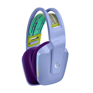 Logitech G733 LIGHTSPEED Wireless RGB, lilac - Wireless headset Item - 981-000890