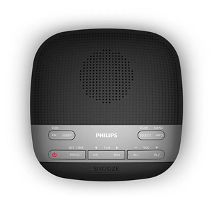 Philips TAR3505, FM, DAB+, juodas - Radijo žadintuvas Prekė - TAR3505/12