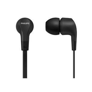 Philips TAE1105BK, 3.5 mm, black - Wired in-ear earbuds Item - TAE1105BK/00