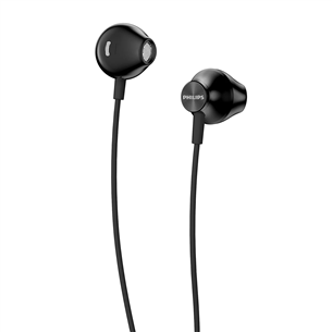 Philips TAUE100, juodos - Ausinės Prekė - TAUE100BK/00 TAUE100BK/00