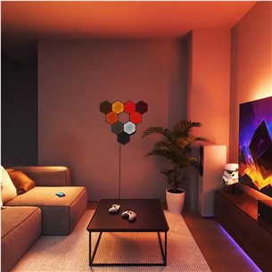 Nanoleaf Shapes Hexagons Starter Kit, 9 panels - Smart Light Starter Pack Item - NL42-0102HX-9PK