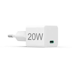 Hama Fast Charger, USB-C, 20 W, white - Power Adapter Item - 00125128