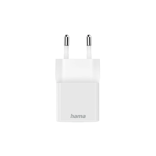 Hama Fast Charger, USB-C, 20 W, white - Power Adapter Item - 00125128