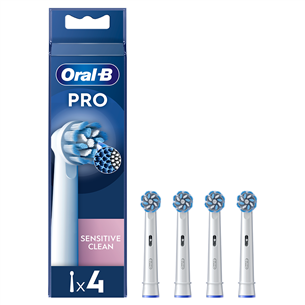 Braun Oral-B Sensitive Clean PRO, 4 шт., белый - Насадки для зубной щетки Товар - EB60-4NEW EB60-4NEW