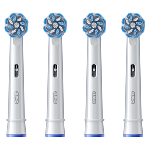 Braun Oral-B Sensitive Clean PRO, 4 vnt., balti - Dantų šepetėlių antgaliai Prekė - EB60-4NEW