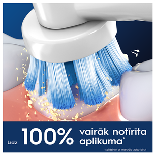 Braun Oral-B Sensitive Clean PRO, 4 vnt., balti - Dantų šepetėlių antgaliai Prekė - EB60-4NEW