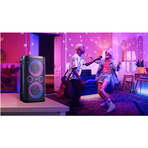 Hisense Prekė - HP110 Plus Party Rocker One Plus, 2 mikrofonai, juoda - Garso kolonėlė