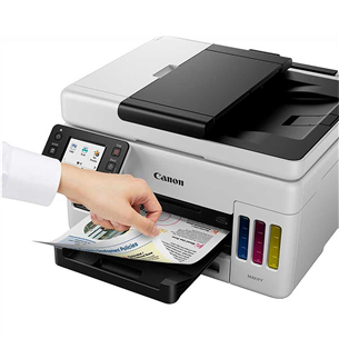 Canon Maxify GX6050, WiFi, LAN, USB, duplex, white - Multifunctional color inkjet printer Item - 4470C006