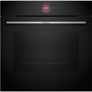 Bosch, Series 8, pyrolytic cleaning, 71 L, black - Built-in oven Item - HBG7721B1S HBG7721B1S