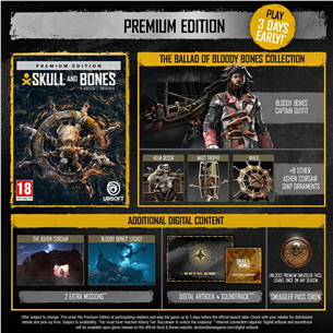 Skull and Bones Premium Edition, PlayStation 5 - Žaidimas Prekė - 3307216250647