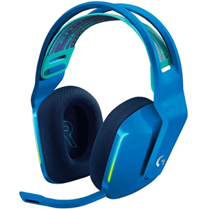 Logitech G733 LIGHTSPEED Wireless RGB, blue - Wireless headset Item - 981-000943 981-000943