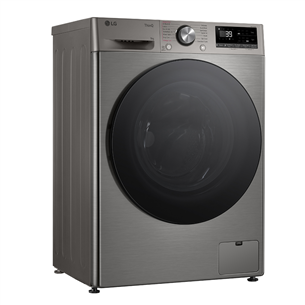 LG R700 Series, 9 kg, depth 47,5 cm, 1200 rpm, silver - Front load washing machine Item - F2WR709S2P.APTQPMR
