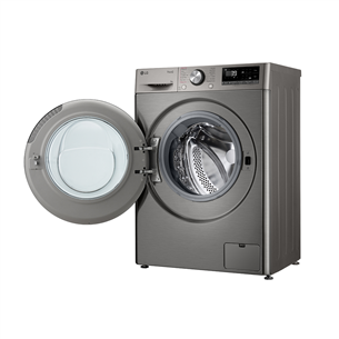 LG R700 Series, 9 kg, depth 47,5 cm, 1200 rpm, silver - Front load washing machine Item - F2WR709S2P.APTQPMR
