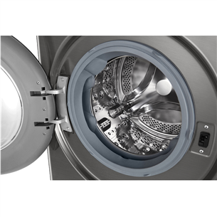 LG R700 Series, 9 kg, depth 47,5 cm, 1200 rpm, silver - Front load washing machine Item - F2WR709S2P.APTQPMR