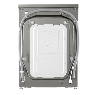 LG R700 Series, 9 kg, depth 47,5 cm, 1200 rpm, silver - Front load washing machine Item - F2WR709S2P.APTQPMR