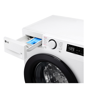 LG R500 Series, 9 kg, depth 47,5 cm, 1200 rpm - Front load washing machine Item - F2WR509SBW.ABWQPMR