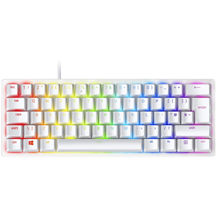Razer Huntsman Mini Mercury Edition, Red Switch, RUS, white - Wired keyboard Item - RZ03-03392200-R3R1 RZ03-03392200-R3R1