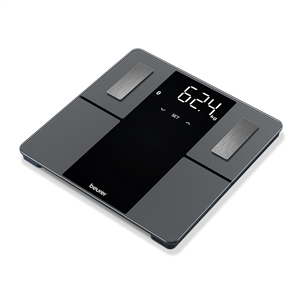 Beurer, Super Black Edition, Bluetooth, juodos - Diagnostinės svarstyklės Prekė - BF500 BF500