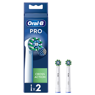 Braun Oral-B Cross Action Pro, 2 шт., белый - Насадки для зубной щетки Товар - EB50-2W/NEW EB50-2W/NEW