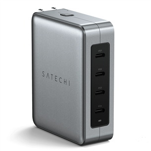 Satechi Travel Charger, 145 Вт, USB-C, серый - Адаптер питания Товар - ST-W145GTM ST-W145GTM