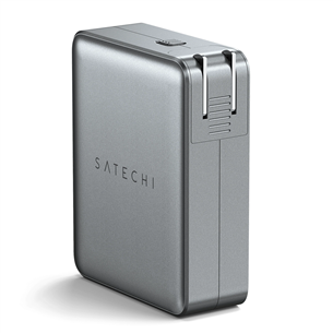 Satechi Travel Charger, 145 W, USB-C, gray - Charging adapter Item - ST-W145GTM
