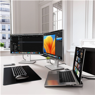 Satechi Dual Dock Stand, USB-C, 75 W, pilkas - Šakotuvas Prekė - ST-DDSM