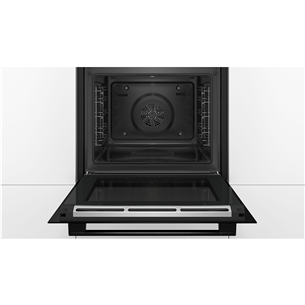 Bosch, Series 6, pirolizė, garų funkcija, 71 L, juoda - Orkaitė Prekė - HRA578BB0S