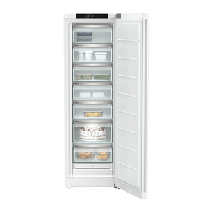 Liebherr Pure NoFrost, 278 L, aukštis 186 cm, baltas - Šaldiklis Prekė - FNE5207-22
