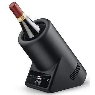 Caso, black - Wine bottle cooler Item - 00615 00615