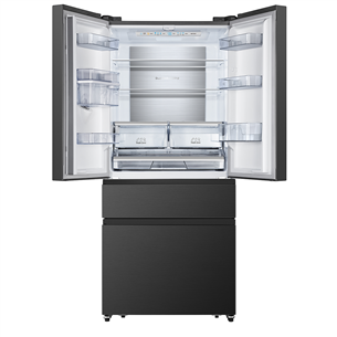 Hisense, NoFrost, 480 л, высота 182 см, черный - SBS-холодильник Товар - RF540N4WFE