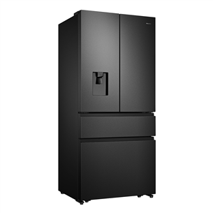 Hisense, NoFrost, 480 л, высота 182 см, черный - SBS-холодильник Товар - RF540N4WFE