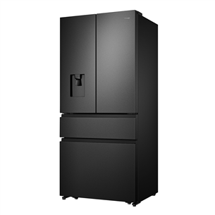 Hisense, NoFrost, 480 л, высота 182 см, черный - SBS-холодильник Товар - RF540N4WFE