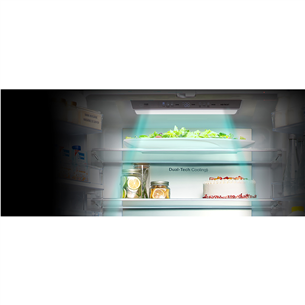 Hisense, NoFrost, 480 л, высота 182 см, черный - SBS-холодильник Товар - RF540N4WFE