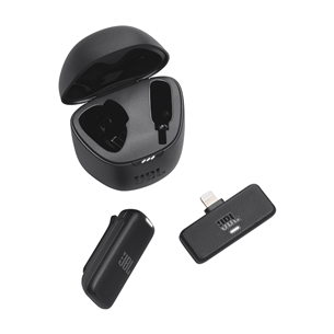 JBL Quantum Stream Wireless Lightning, juodas - Belaidis mikrofonas Prekė - JBLSTRMWLLGHTBLK