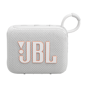 JBL GO 4, white - Portable wireless speaker Item - JBLGO4WHT